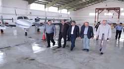 بازدید رییس سازمان حفظ نباتات کشور از شرکت خدمات هواپیمایی ویژه قزوین